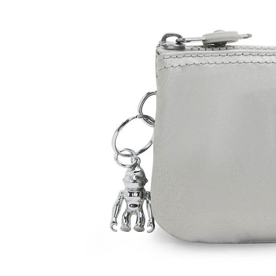 Kipling Creativity Small Metallic Pouch Çanta Gümüş | TR 1106PJ